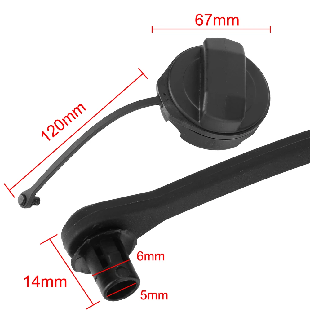 Fuel Tank Cover For VW Golf Jetta Passat Audi A4 A6 A8 Skoda Octavia Leon Car With Line Petrol Diesel Kit
