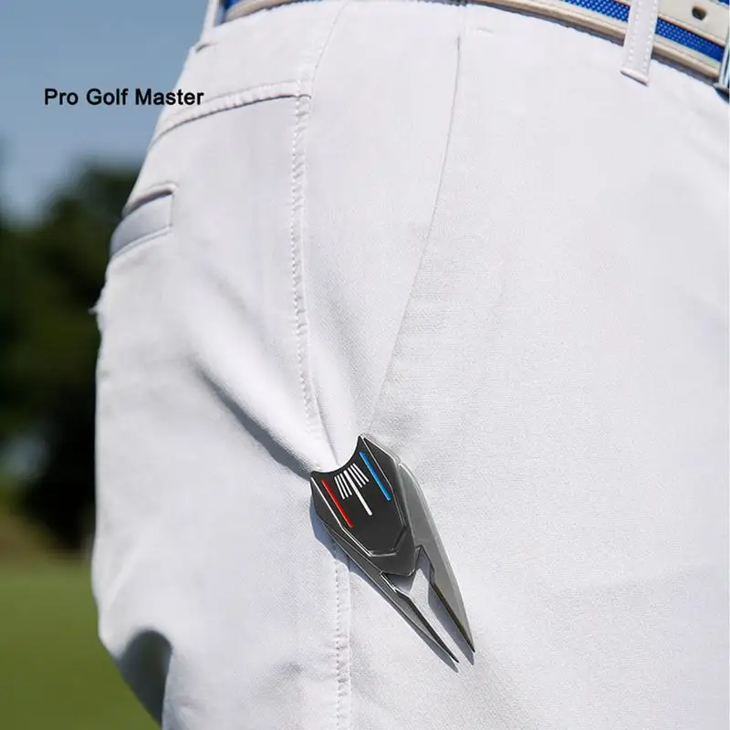 Golf Ball Marker Tool Ball Retriever Tool Golf Alloy Repair Line Marker Divot Gift For