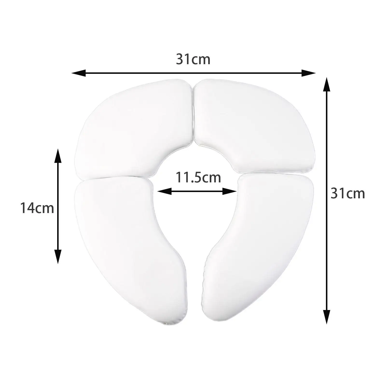 Foldable Potty Seat Portable,Comfortable,Soft, Easily Removed for Children Pads 6