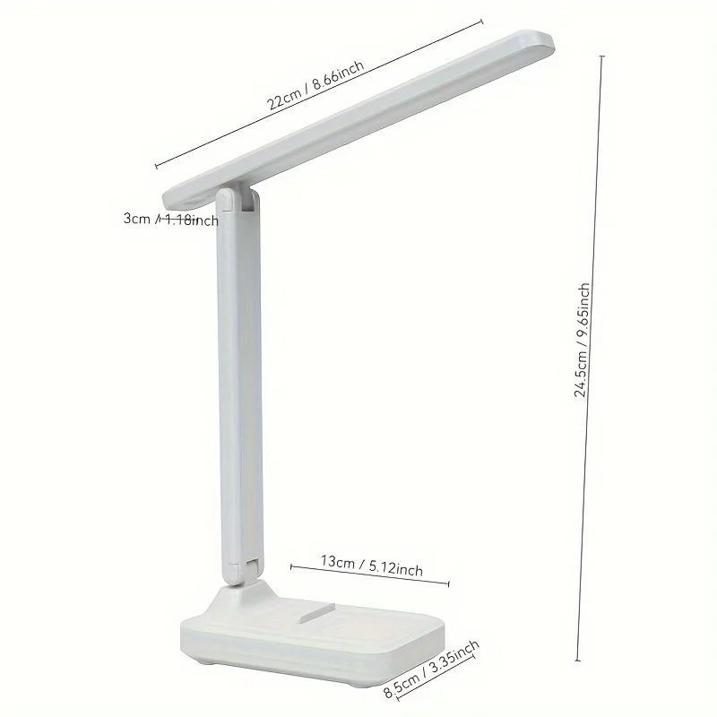 รูปสินค้า โคมไฟพับได้ LED ปรับแสง ถนอมตา พร้อม USB