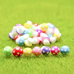 DIY Fairy Garden Miniature Ornament Set for Home and Garden Decor (10pcs Mini Mushroom)