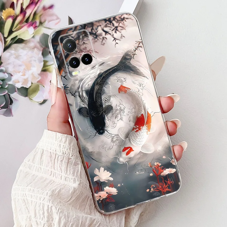New Luxury Painted Soft Silicone Case - Stylish Protective Cover