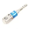 Drill Socket Adapter 1/4" Hex Shank Wrench Socket Adapter Square Head Set Extension Drill Bits Bar Power Tools 1/4 3/8 1/2 1