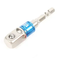 Drill Socket Adapter 1/4" Hex Shank Wrench Socket Adapter Square Head Set Extension Drill Bits Bar Power Tools 1/4 3/8 1/2 1