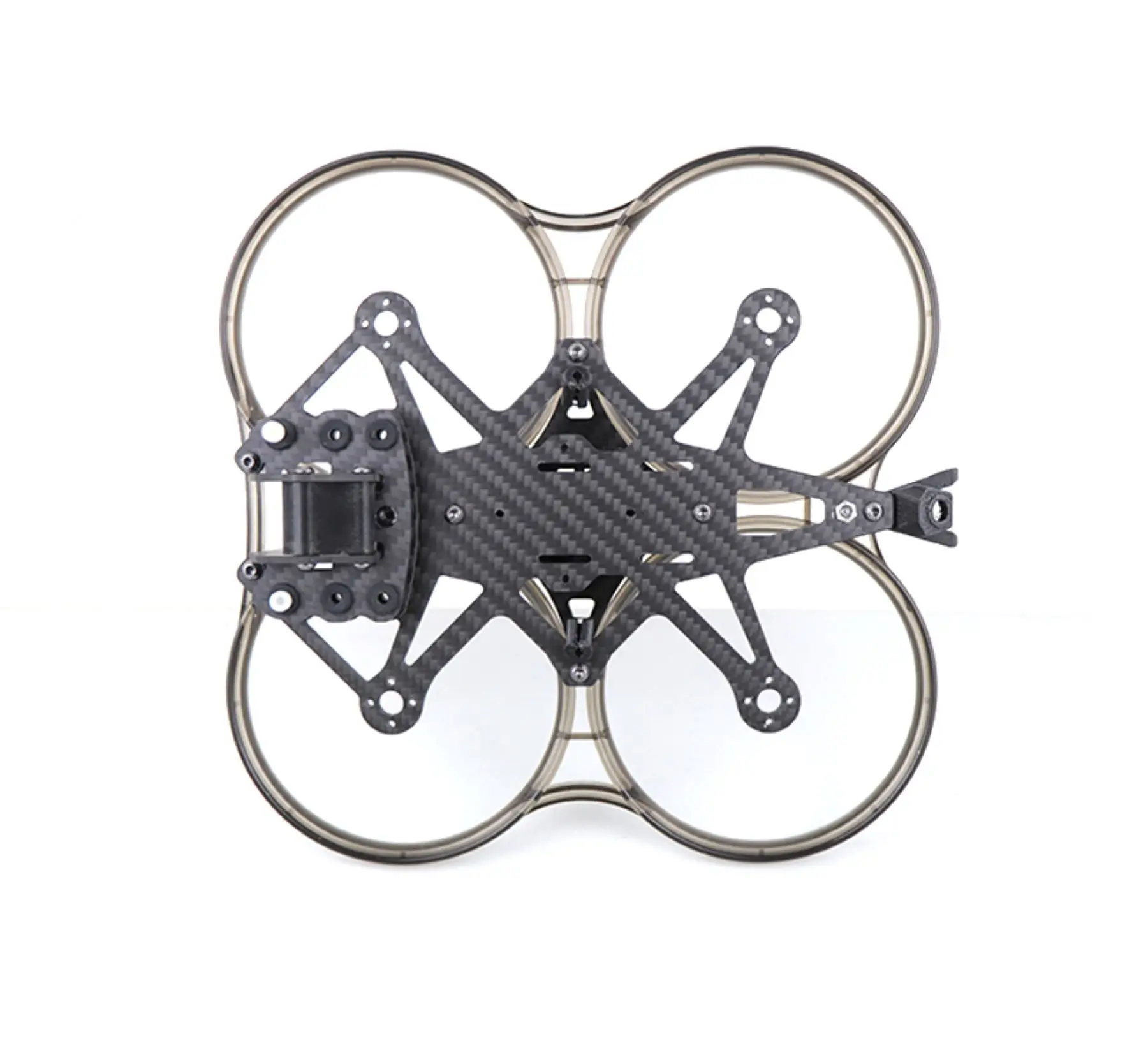 Cadre FPV 3.5 pouces TendFlying posé sur une table, avec vis et accessoires visibles.
