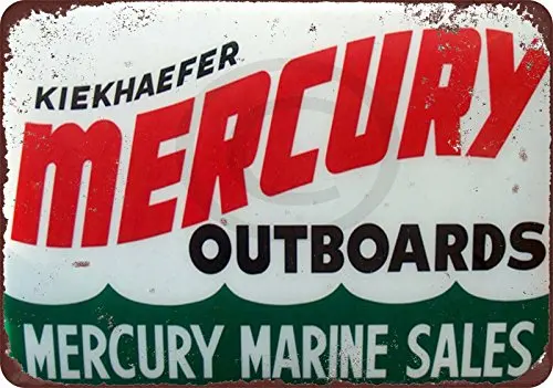 

Подвесной мотор Kraze Mercury на заказ, морские продажи, винтажный знак репродукции