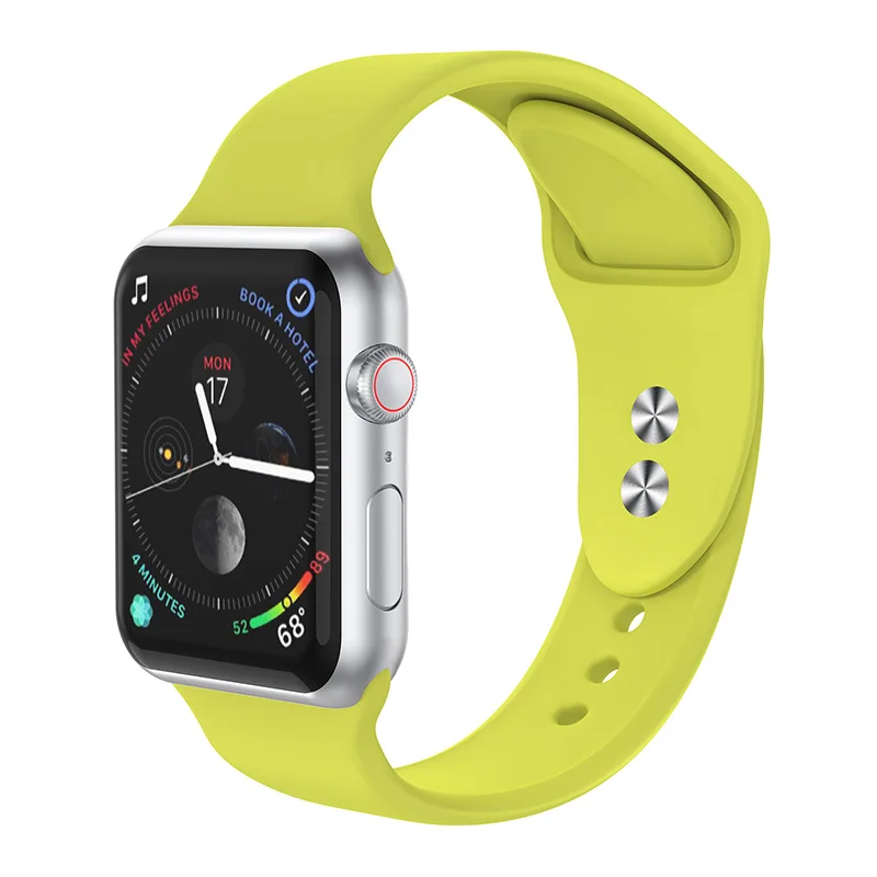 Premium Silicone Smartwatch Wristband Bracelet, Ultra-Durable and Comfortable