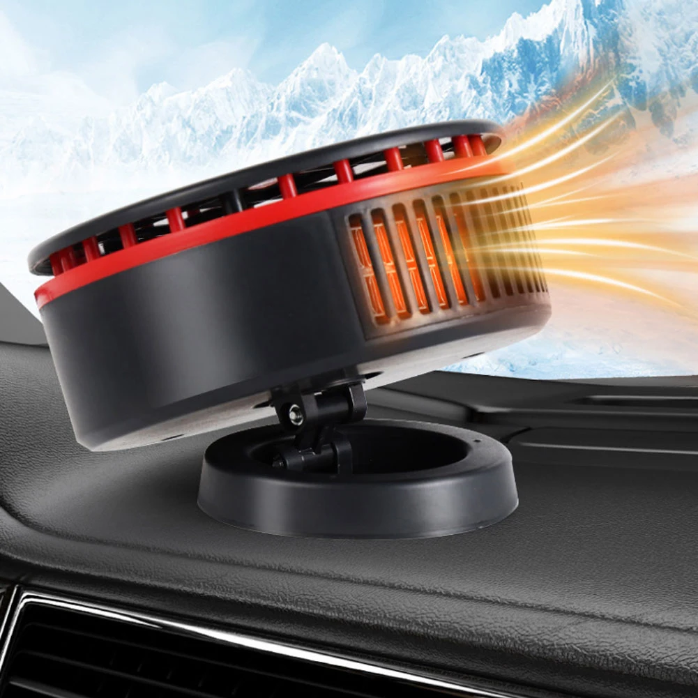 

Portable Car Heater 150W Powerful Windshield Defogger Defroster 360 Degree Rotation Heater Plug Into Cigarette Lighter For SUV
