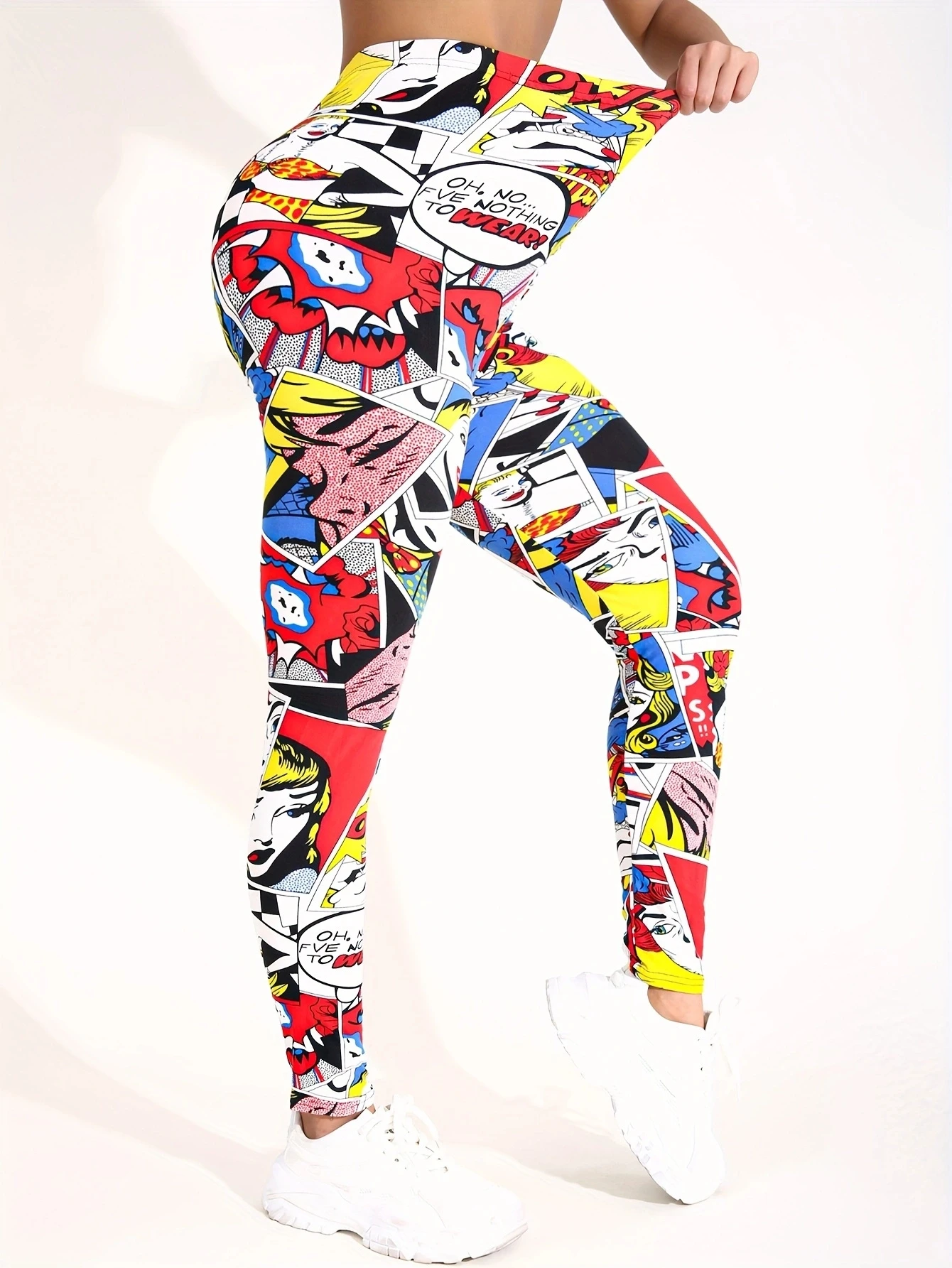 Fashion And Casual Tight Pants For Women Legging High Stretch Fitness And Yoga Pants Sexy Nine Point Pencil Pants 2