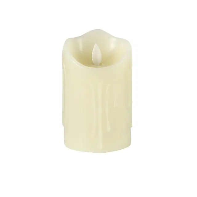 Bougies électroniques en plastique, 1 pièce, décoration pour mariage, anniversaire, famille 6