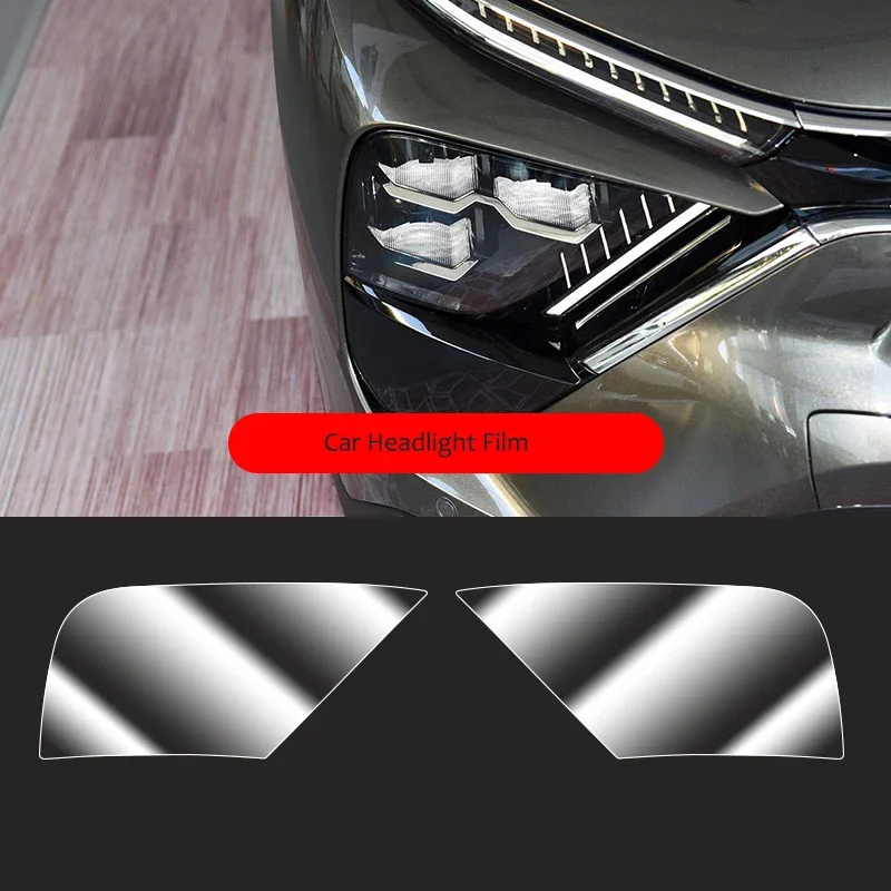 

Автомобильная Передняя яркость для Citroen C5X C5 X прозрачная защитная пленка из ТПУ для внешней фары автомобильные наклейки аксессуары