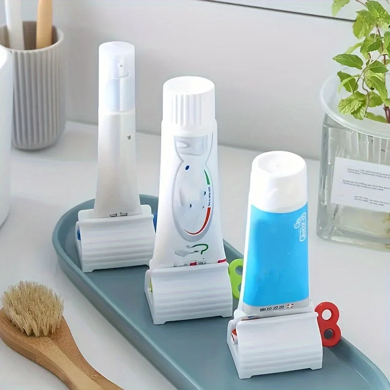 Toothpaste Squeezer Device Multifunctional Dispenser Facial Cleanser Clips Manual Lazy Tube Tools Press Bathroom Accessories 2