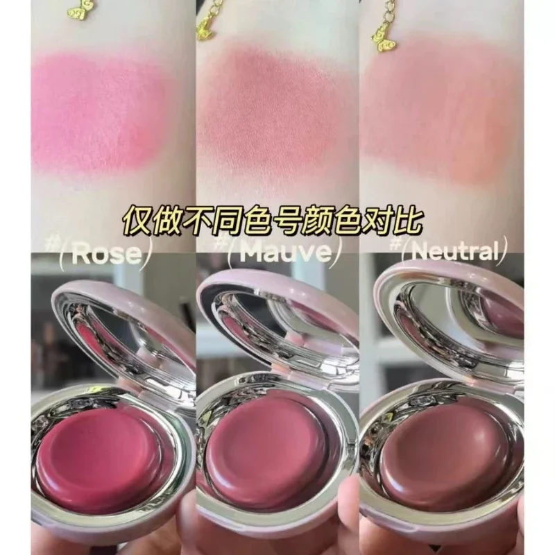 High Quality Rare Beauty Natural Cheek Face Rouge Eyeshadow Blusher Mud High Color Rendering Smooth Blush 6