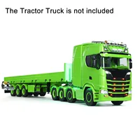 770S 1/14 RC Tractor Truck 8x8 Metal Chassis RTR Remote Control Lorry Car 3 Axles Trailer Lights Sounds Magnetic Roof Smoke Unit 2