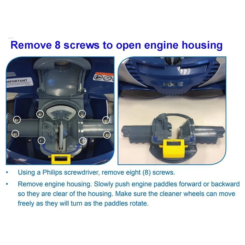 MX6 MX8 MX6EL MX8EL Elite Pool Cleaner Tune-Up Kit Drive Shaft Assembly R0525100 And Engine Wheel Bearing R0527000