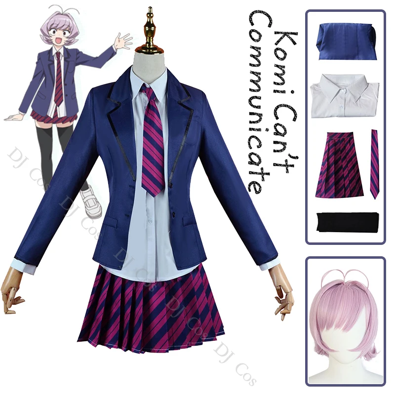 Osana Najimi Uniform Komi Can't Communicate Cosplay Costume Suit Halloween  Dress