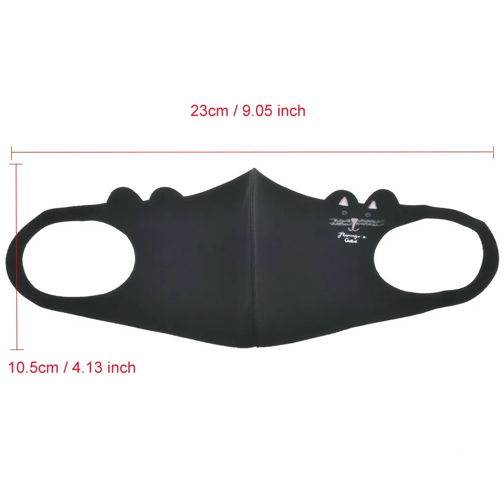 Odorless Irritation-Free Child Mask 5 Pack Reusable Cartoon Print Breathable Protective Stretch face mask