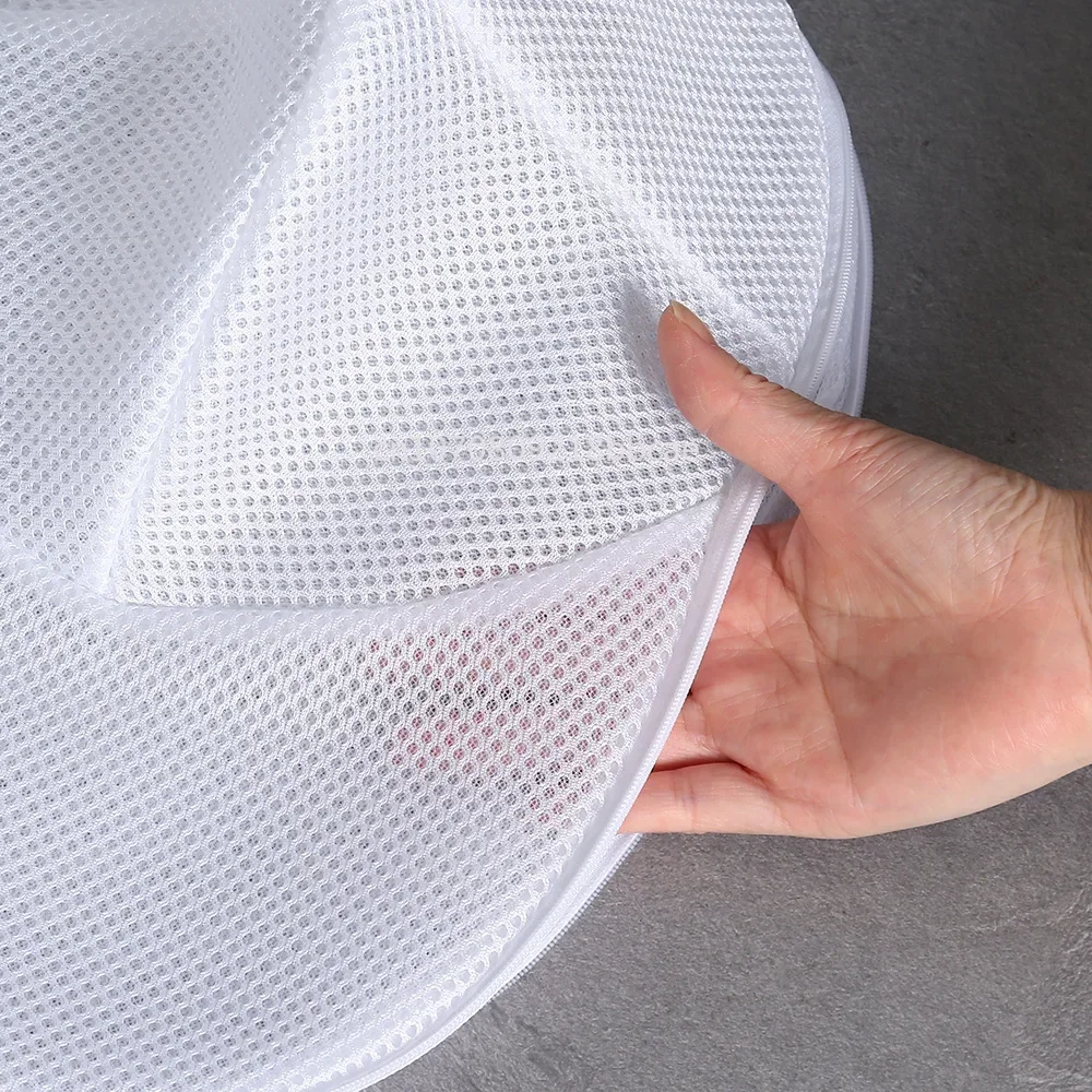 1PC Hat Wash Protector Baseball Cap Cleaner Laundry Bag Wash Hat Bag washing machine mesh bag 6