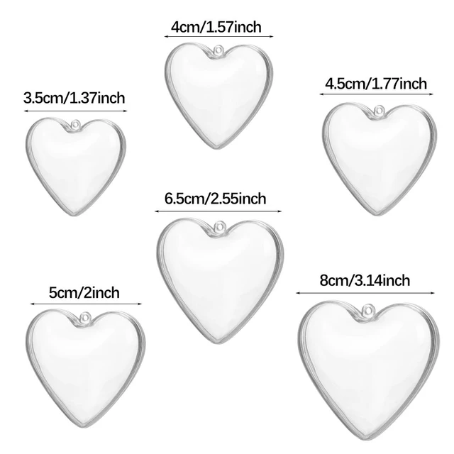 Bath Bomb Molds, 15 Different Shapes 4cm - 12cm, Egg, Ball, Heart, Sphere  Moulds