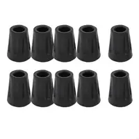10lots Poles Foot Cover Rubber Poles Tip Hiking Poles Head Cover Stoppers 1