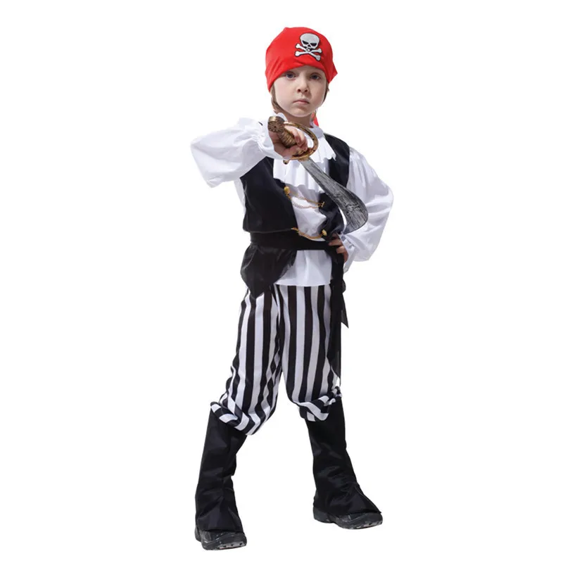 Kids Pirate Costume Fantasia Infantil Cosplay Clothing Boy Girl Halloween Costumes Children Birthday Carnival Party Fancy Dress kids cosplay costume