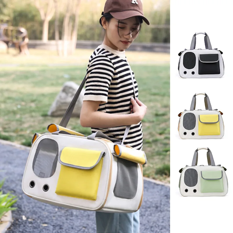 1Pcs Portable Pet Carrier Cat Bag For Cats And Dogs Ideal For Travel And Outdoor Activities Suitable Cats Small Dogs