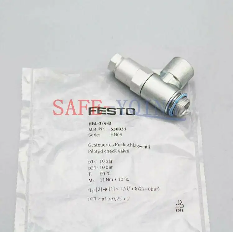 

Новый 1 шт. запорный клапан FESTO HGL-1/4-B 530031