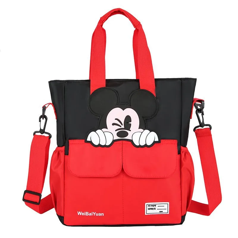 

Disney Mickey Kids Bag Shoulder Bag Carrying Crossbody Bag Large Capacity Backpack Cartoon Cute Mickey Mouse Student Backpack