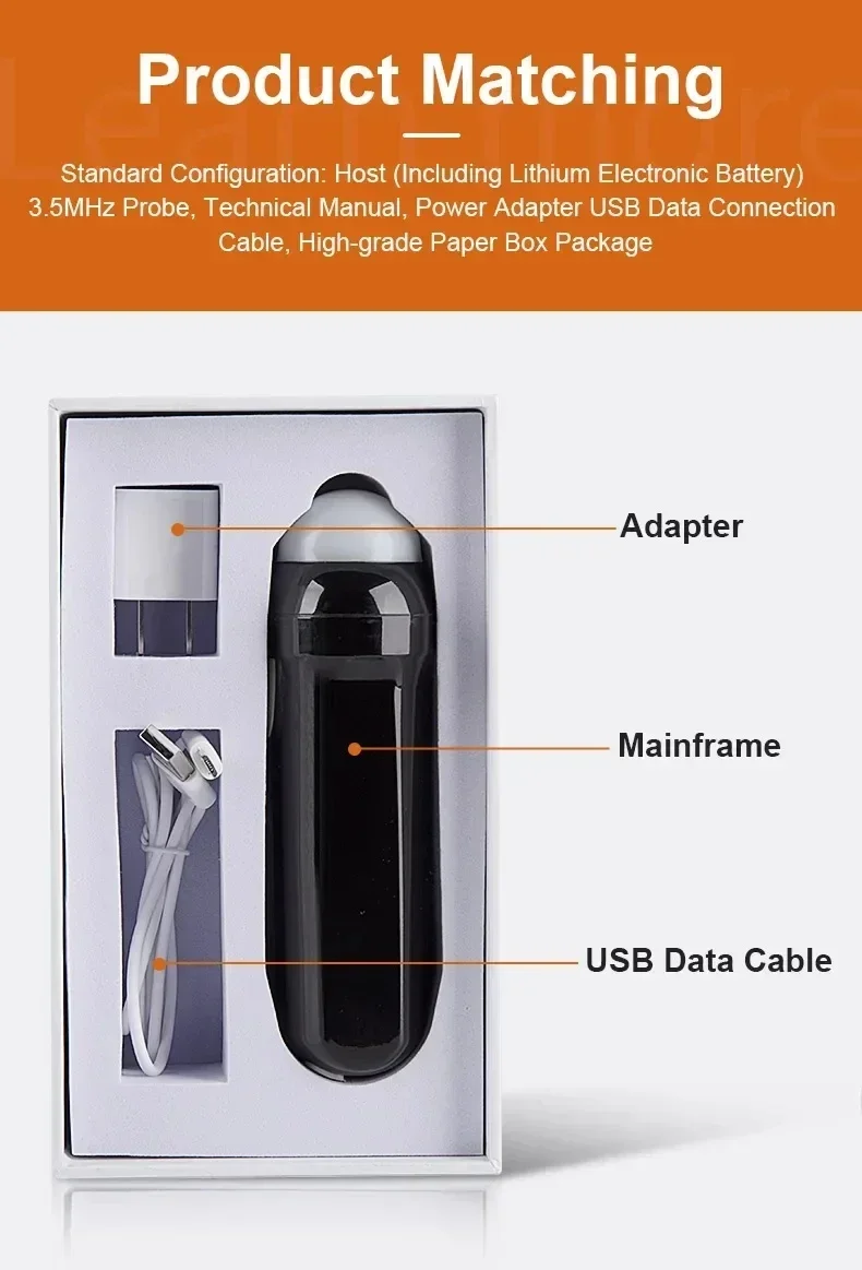 Veterinary Ultrasound Scanner Animal Wireless Ultrasound Probe Machine Handheld