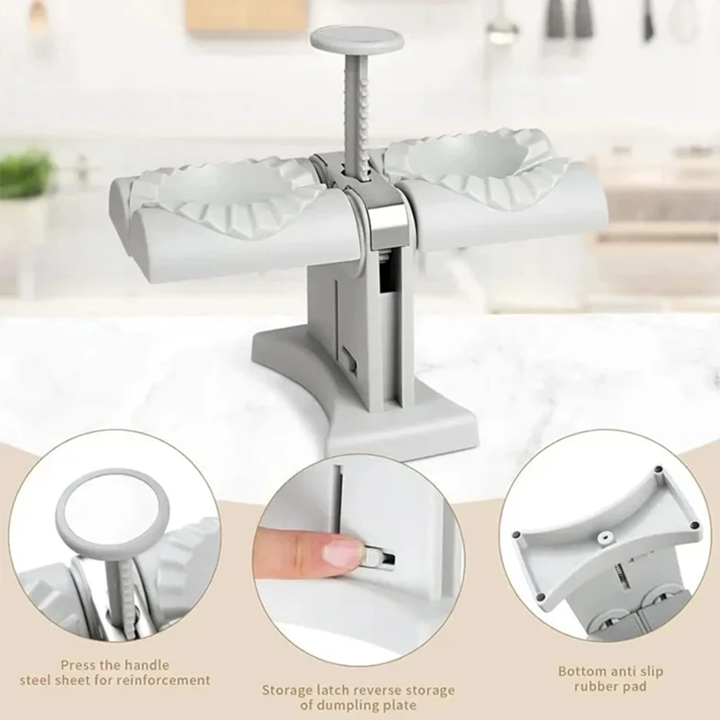 A59Z-Fully Automatic Dumpling Machine Double-Head Dumpling Machine Pastry Making Tools Mold