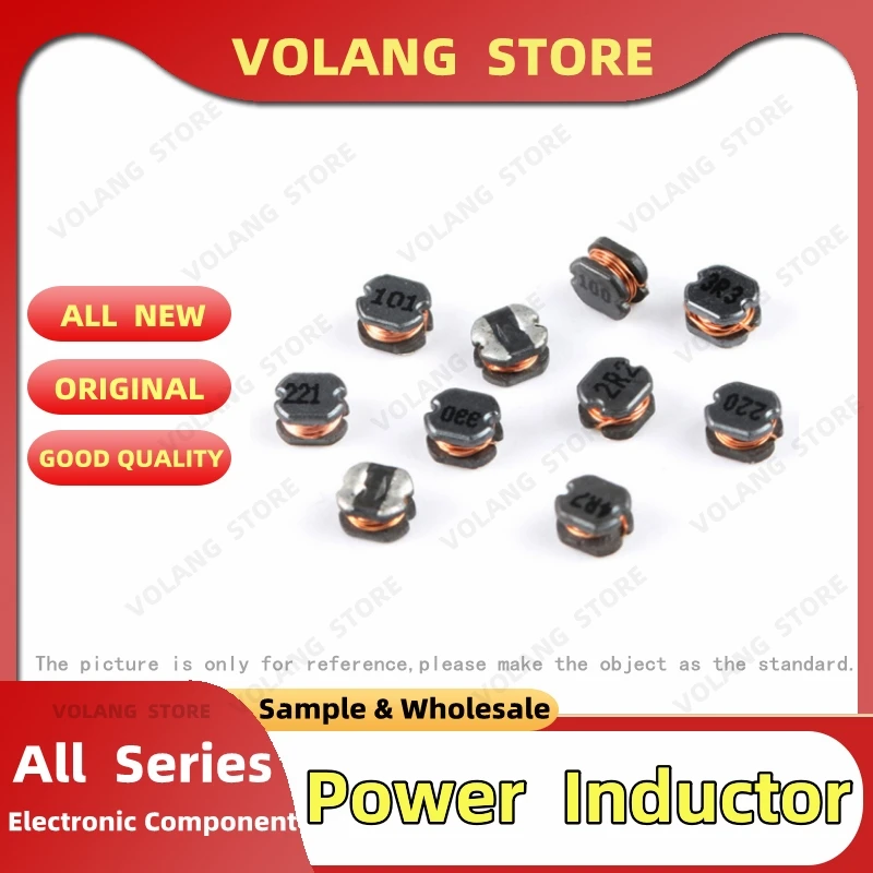 10pcs/Lot SMD Power Inductor CD75 1UH 2.2UH 3.3U 4.7UH 6.8U 10UH 15UH 22UH 33 47UH 68UH 100U 150UH 220 330 470UH 680UH 1000UH1MH