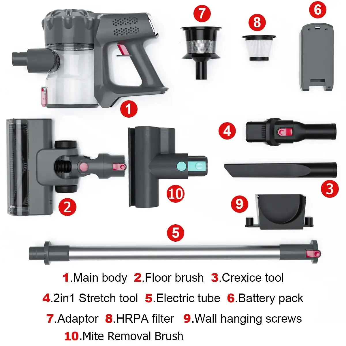 Roomie 'DYLON' Cordless Stick Vacuum Cleaner RoomieTEC, 57 OFF