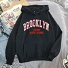 Brooklyn Letter Print Hooded Sweater Fashion Hoodie Kids Hip Hop Street Ladies New York Autumn Clothing Hoodie for Women 4