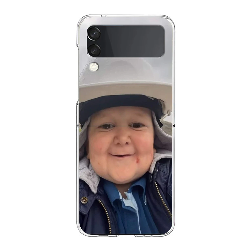 Hard Folding Clear PC Bumper Phone Case with Funny Hasbulla Design