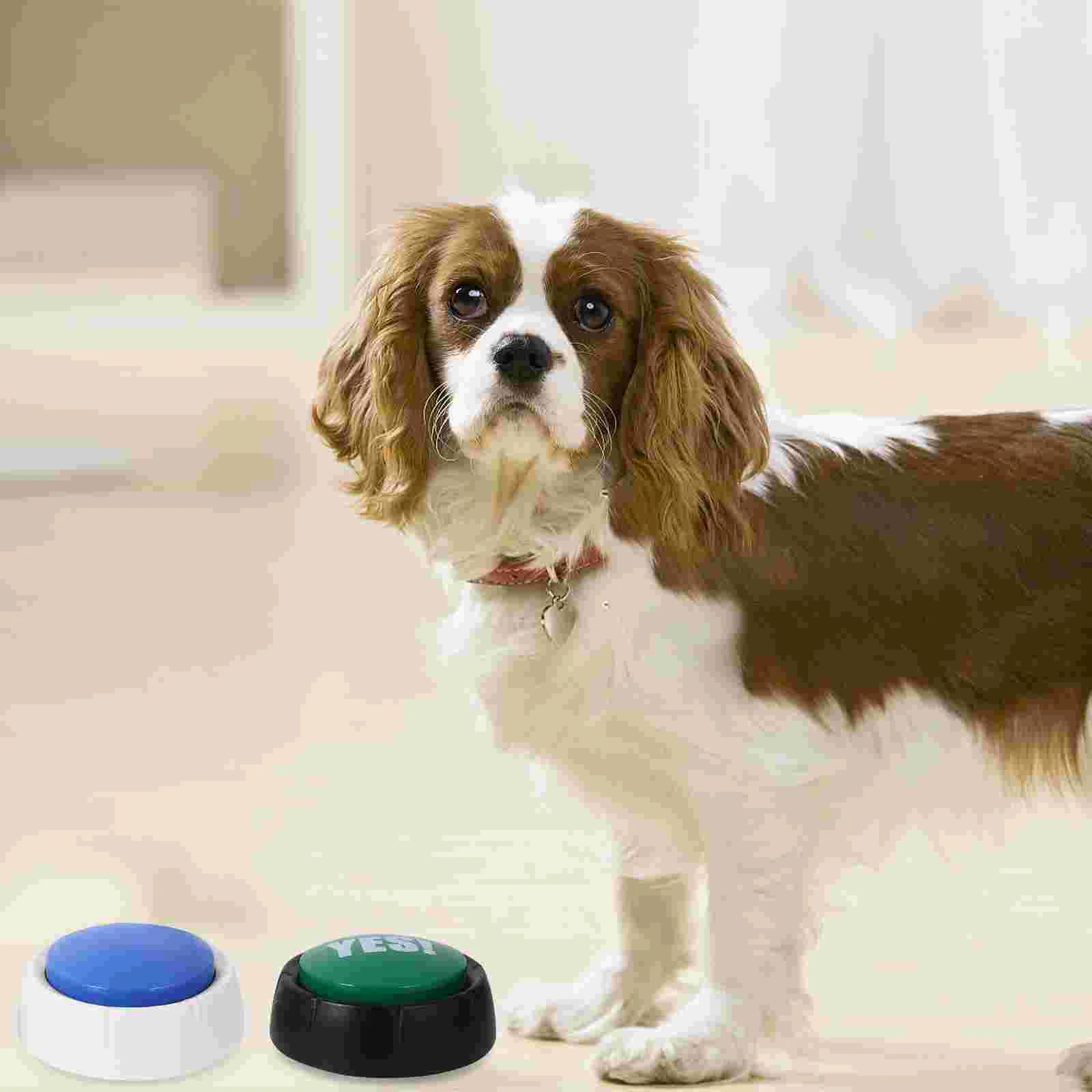 

4 Pcs Toy Communication Button Talking Buttons for Dog Training Interactive Puppy Wear-resistant Small