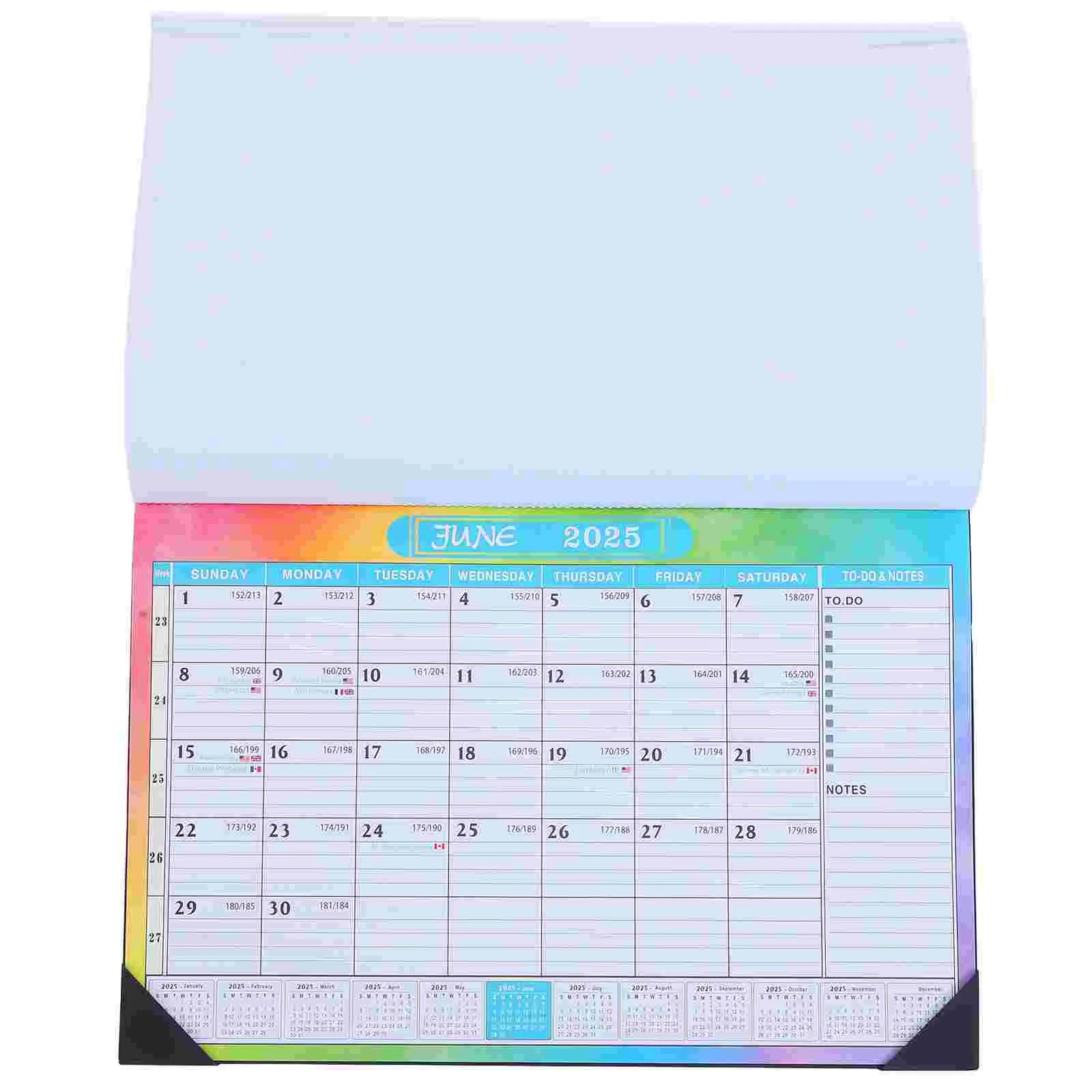 

2025 Calendar Wall Pendant Creative Note Monthly Paper for Office Planning Calendars Adornment Schedule Decor