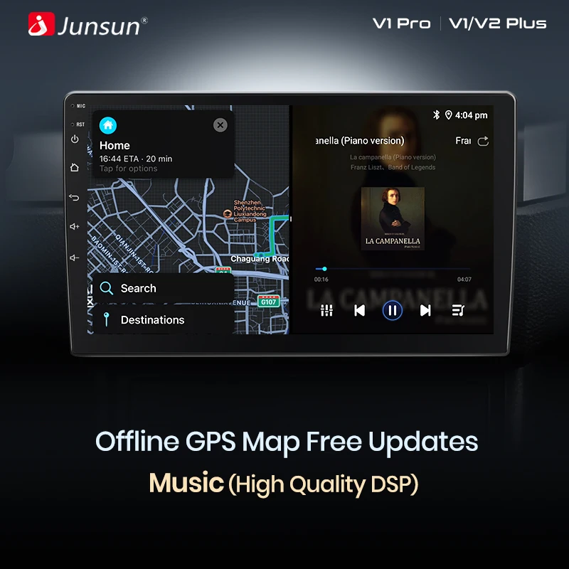 Junsun Car Radio For Mitsubishi Lancer 2007 - 2013 wireless CarPlay Android Auto car intelligent systems No 2 din 2din DVD - 5