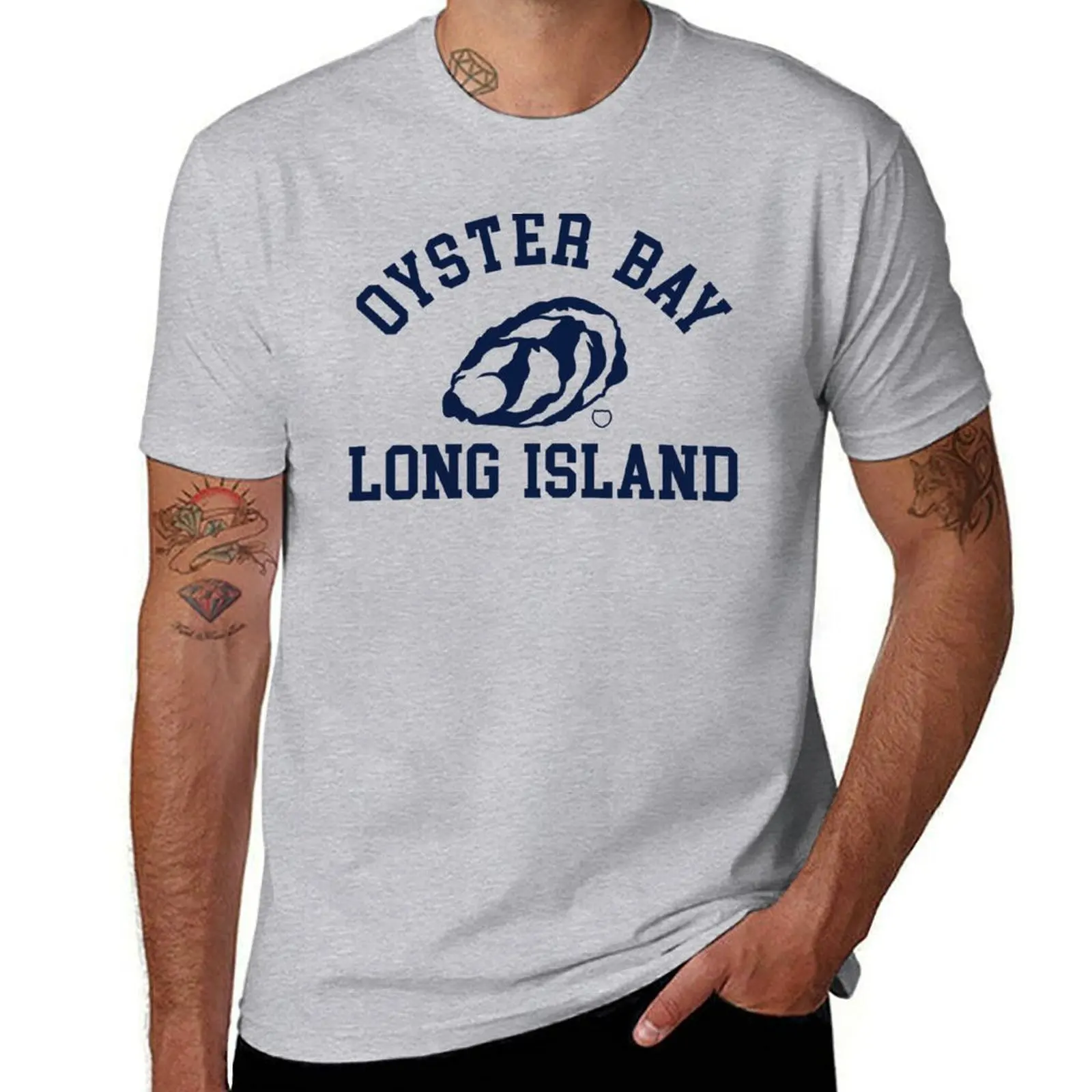 

Oyster Bay Long Island T-shirt tops shirts graphic tees mens graphic t-shirts pack