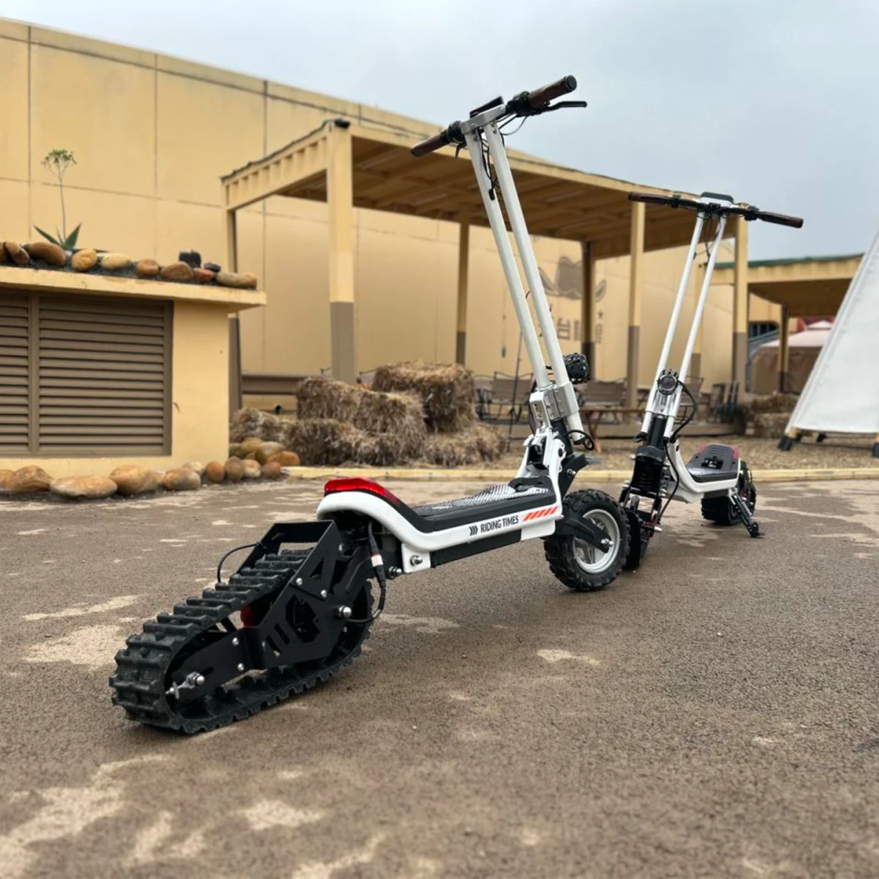 New Design High Power Electric Sleigh Scooter escooter 1500W Snow E-scooters Diy Kick Scooter for winter