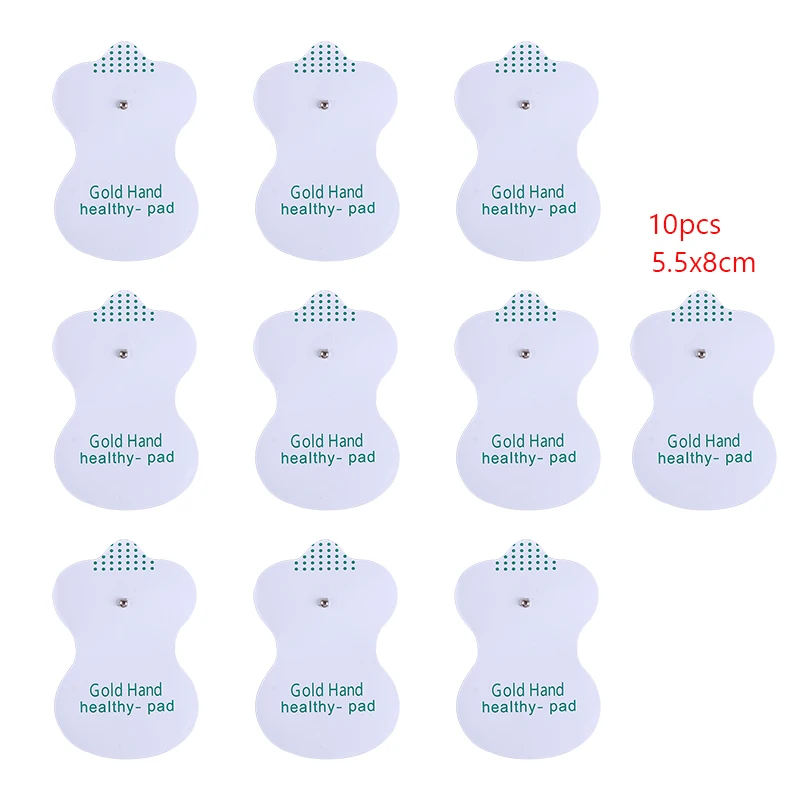 10/20pcs Adhesive Gel Patches Electrode Pad for TENS Unit Body Acupuncture Therapy Massager Neck Massager Therapy Machine