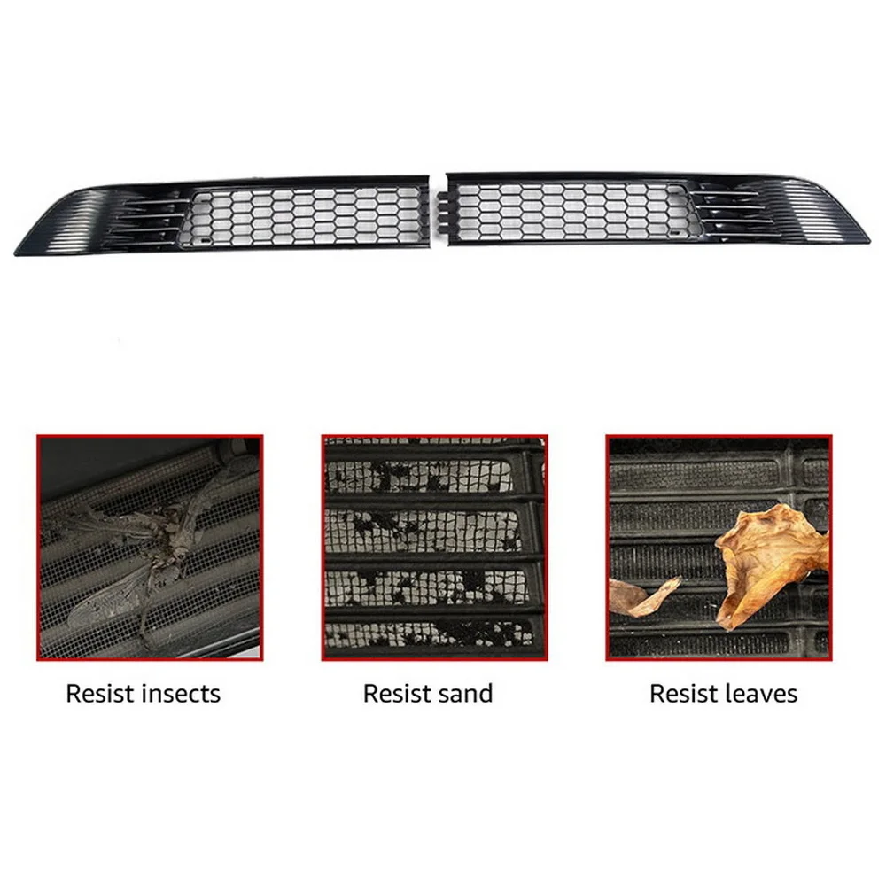 for Tesla Model Y 3 Front Grill Mesh Anti-insect Dust Grille Grid Insert  Lower Bumper Grill Trim Cover Net Body Kit Accessories - AliExpress