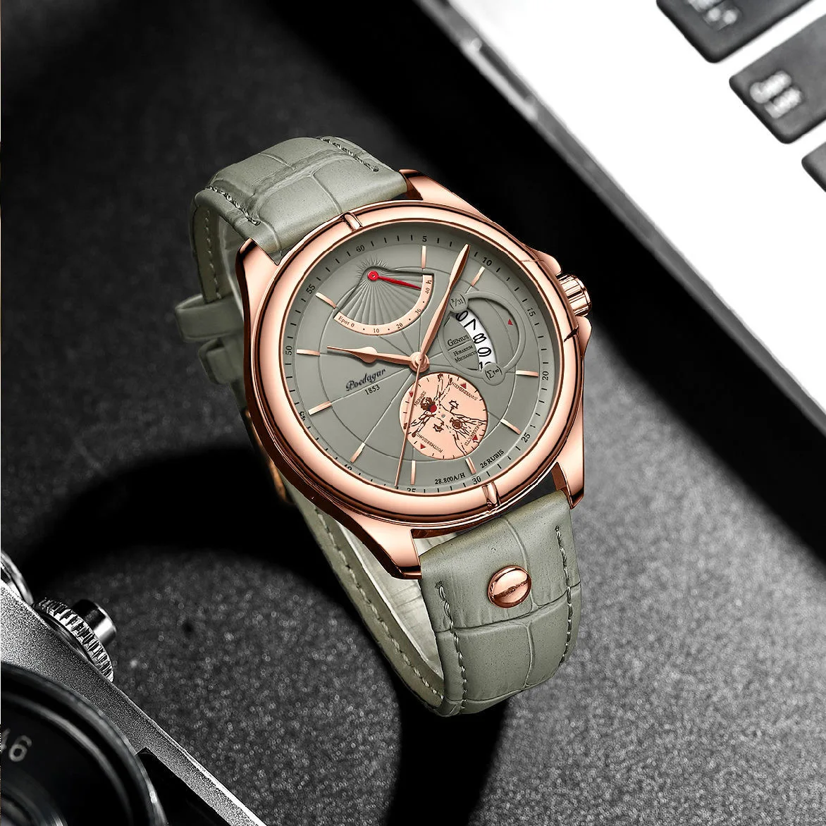 POEDAGAR Luxury Business Men’s Quartz Wristwatch Waterproof Luminous Date Leather Man Watch Fashion Watches For Men Reloj Hombre BEST SELLERS POEDAGAR Luxury Business Men’s Quartz Wristwatch Waterproof Luminous Date Leather Man Watch Fashion Watches For Men Reloj Hombre BEST SELLERS