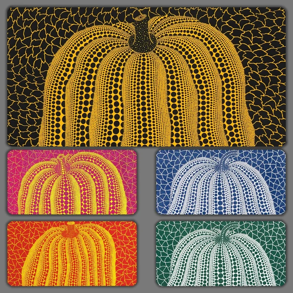 Yayoi Kusama Art Mousepad Large Gaming Compute Gamer Pc Keyboard Mouse Mat
