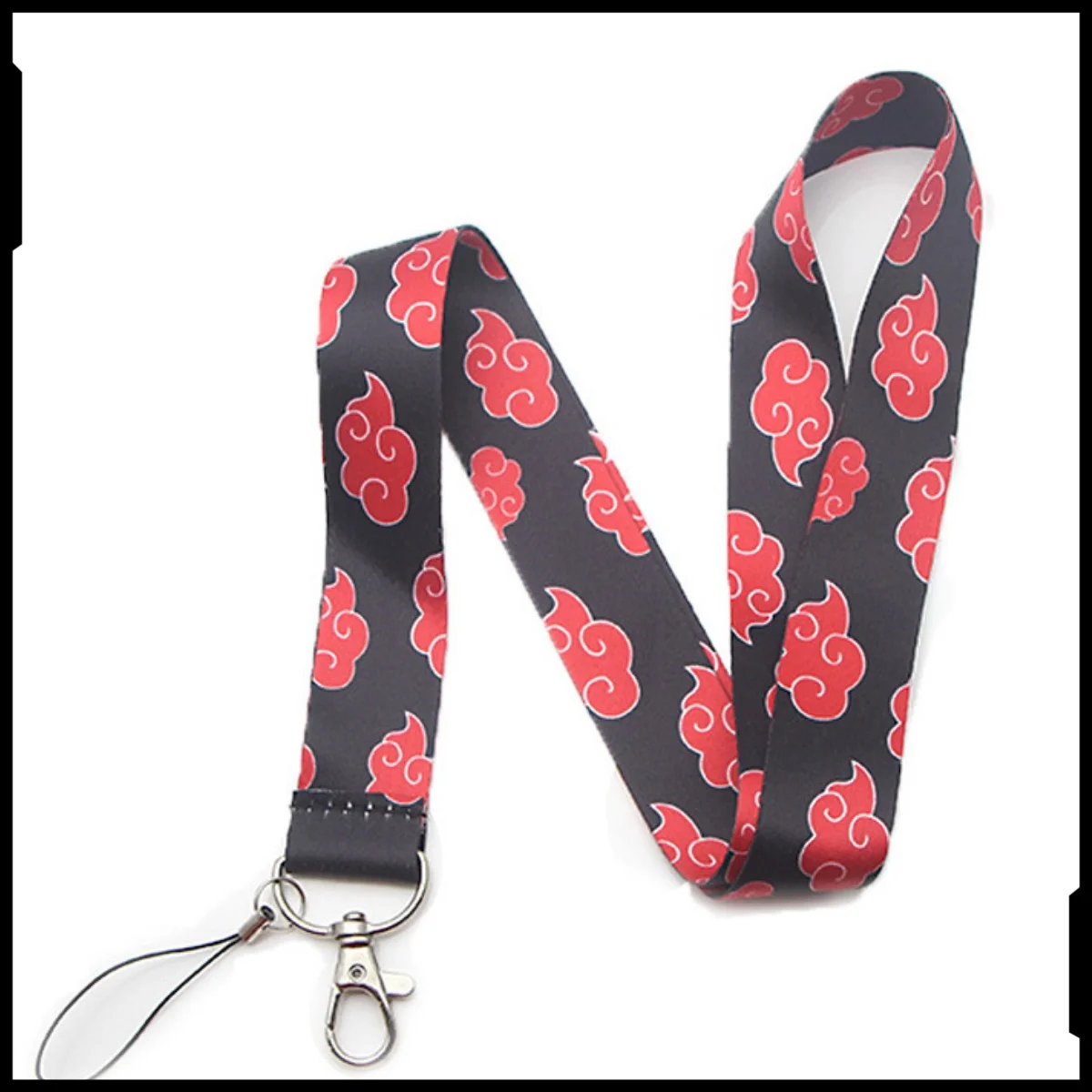 Naruto Ninjutsu Anime Organisation Rote Wolke Cartoon Zubehör Handyband Kameraband Halsband Großhandel