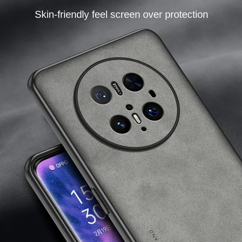 Enhanced Skinsheep Leather Matte Silicone Protective Case