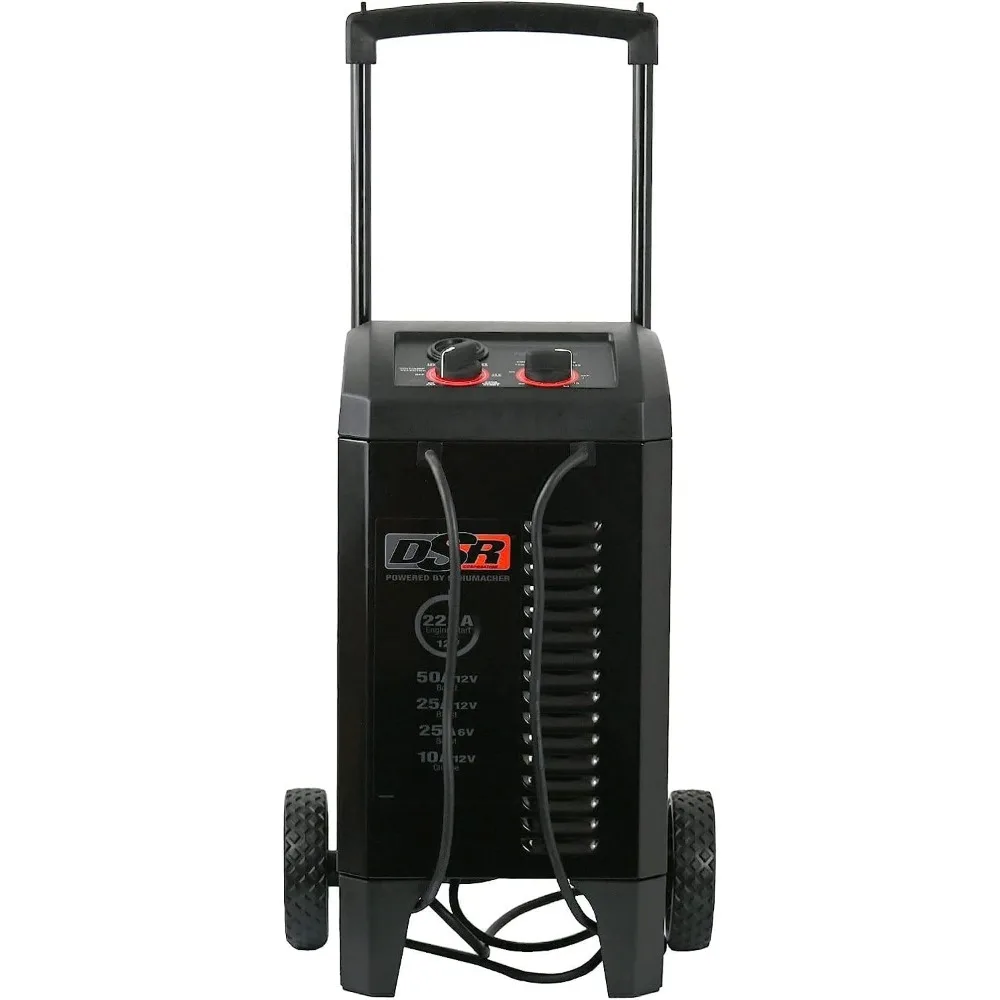 

DSR139 225/50/25/10 Amp 6/12V Manual Wheel Charger, Black