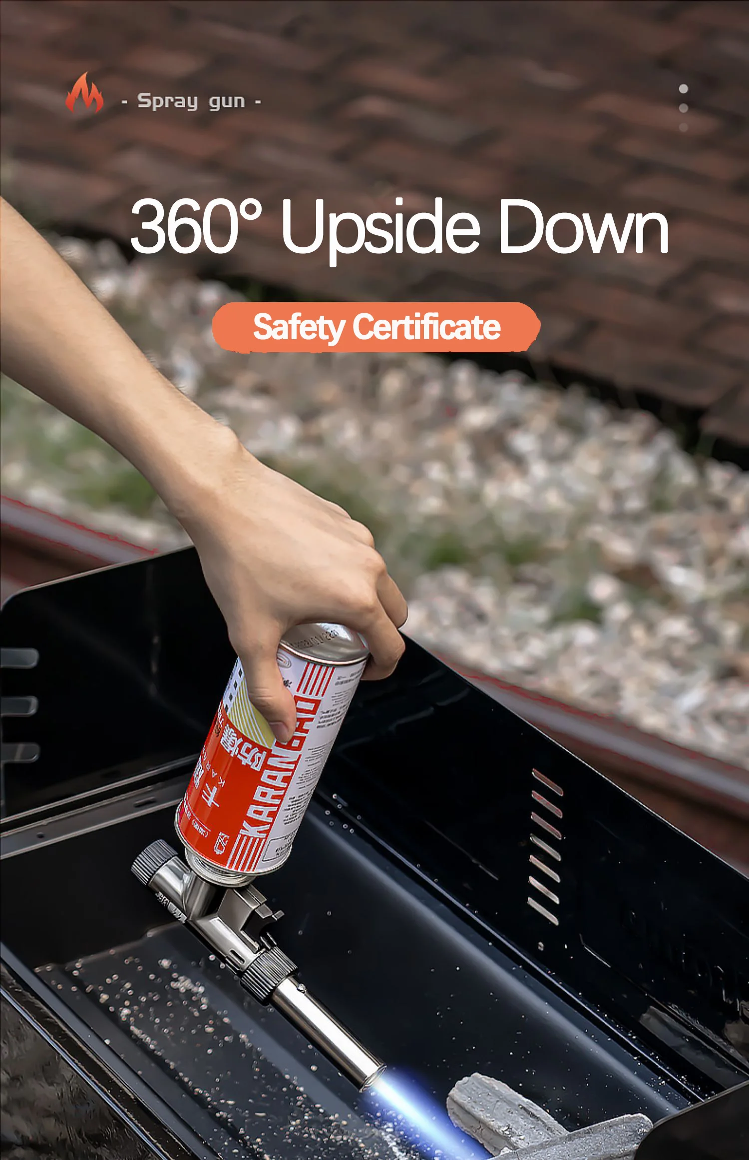 Campfire Torch Lighter Camp Cooking & Eating Glamping Camping