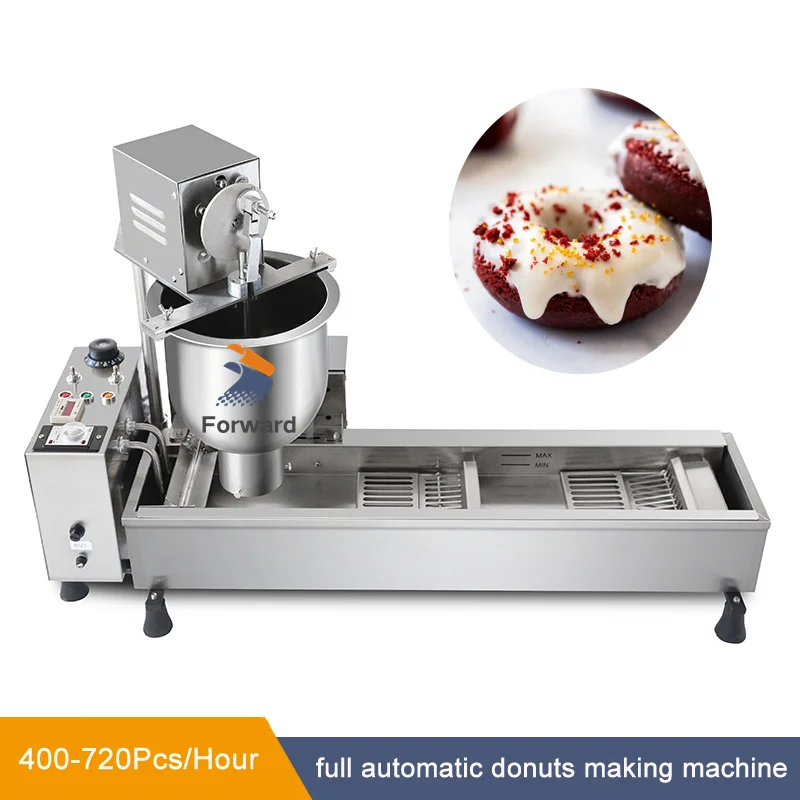 VEVOR Maquina de Donuts Máquina de Hacer Rosquillas 6pcs 1550W con