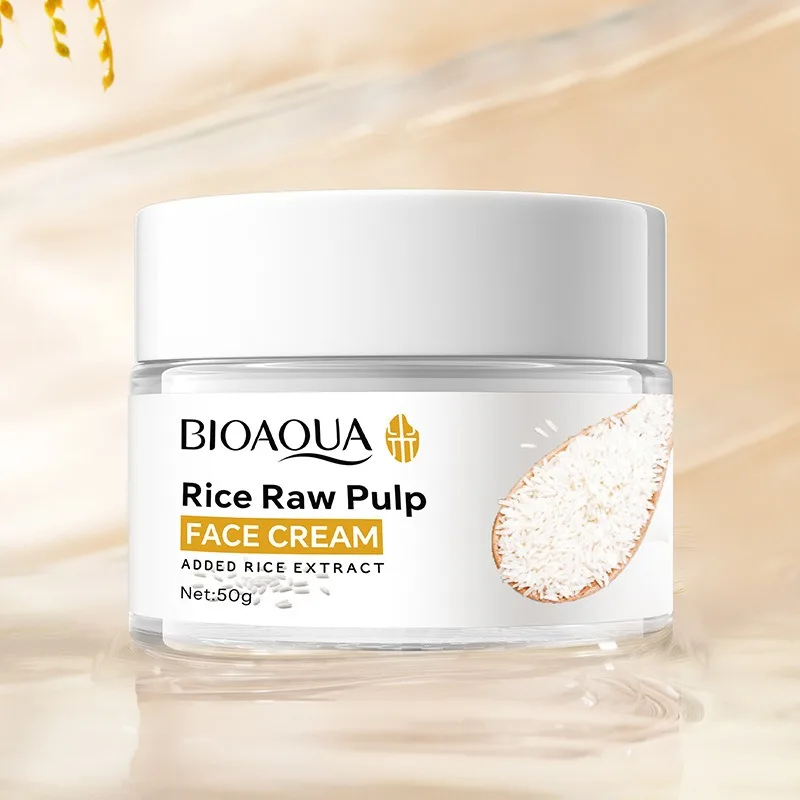 BIOAOUA Rice Puree Series Reduces Wrinkles Softens The Skin Enhances Skin Texture Moisturizes Nourishes The Skin Cleanses Face 3