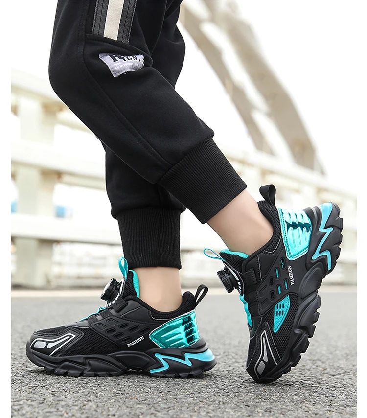 Children Athletic Sneakers Summer Breathable Lightweight Outdoor Running Shoes Non-slip Tennis for Boys Kids Sports Size 28-39